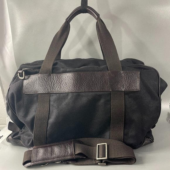 Penguin by Munsingwear Canvas/Leather Classic Weekender Overnight Duffel Bag - Picture 1 of 15